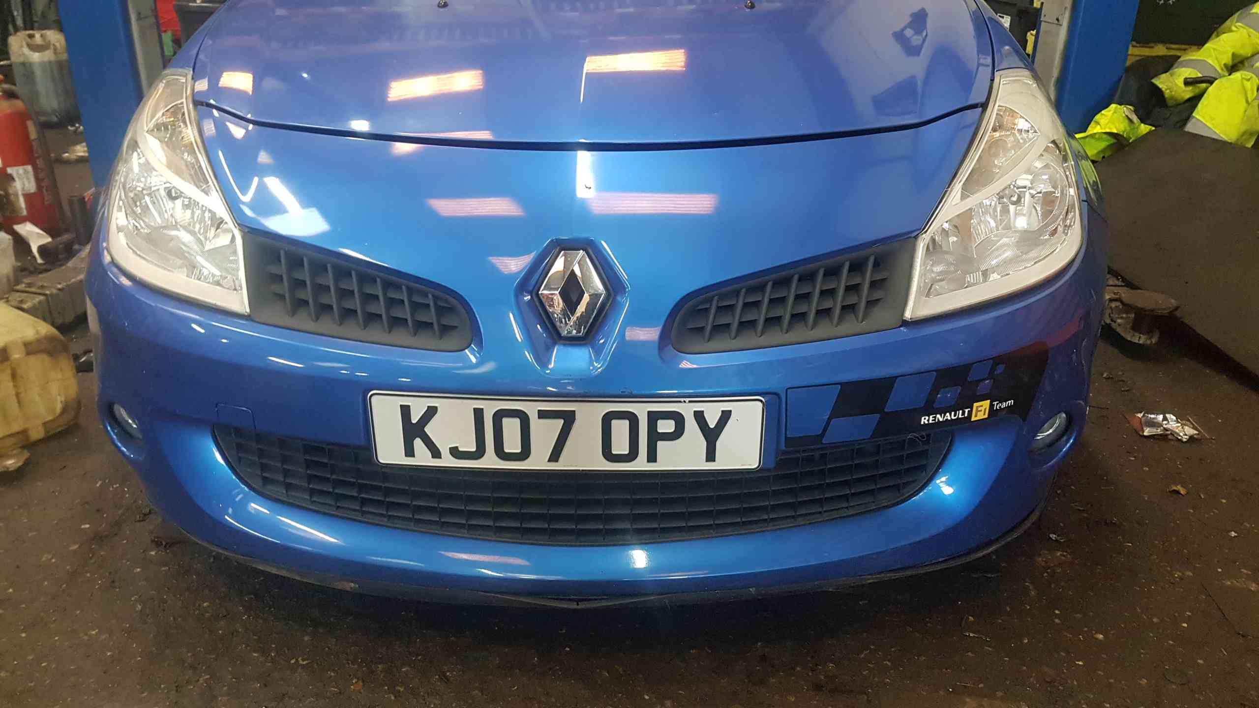 Renault Clio Sport Front Bumper Blue Ternc Complete