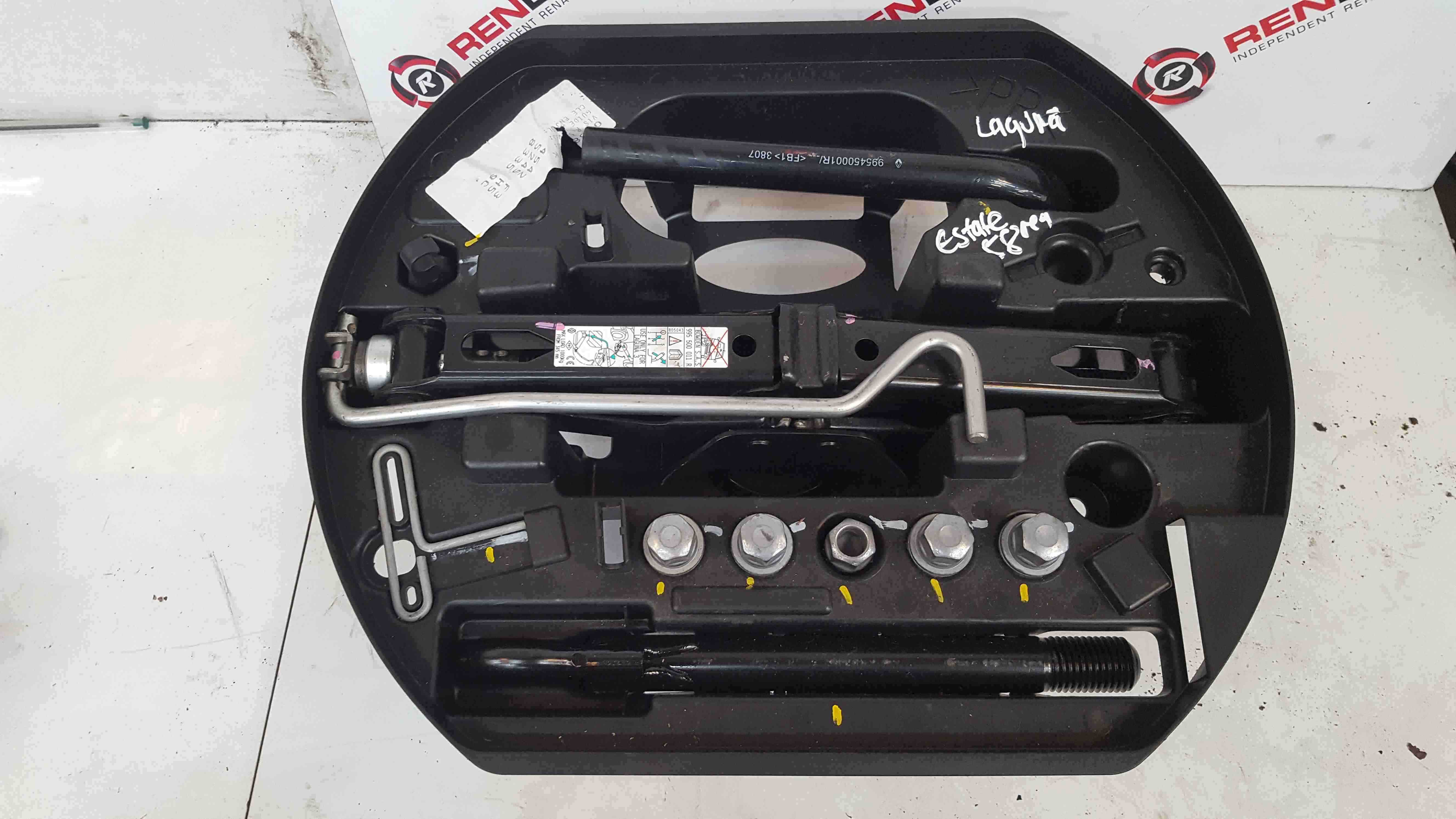 Renault Laguna Mk Spare Wheel Jack Set No Towing Eye Store