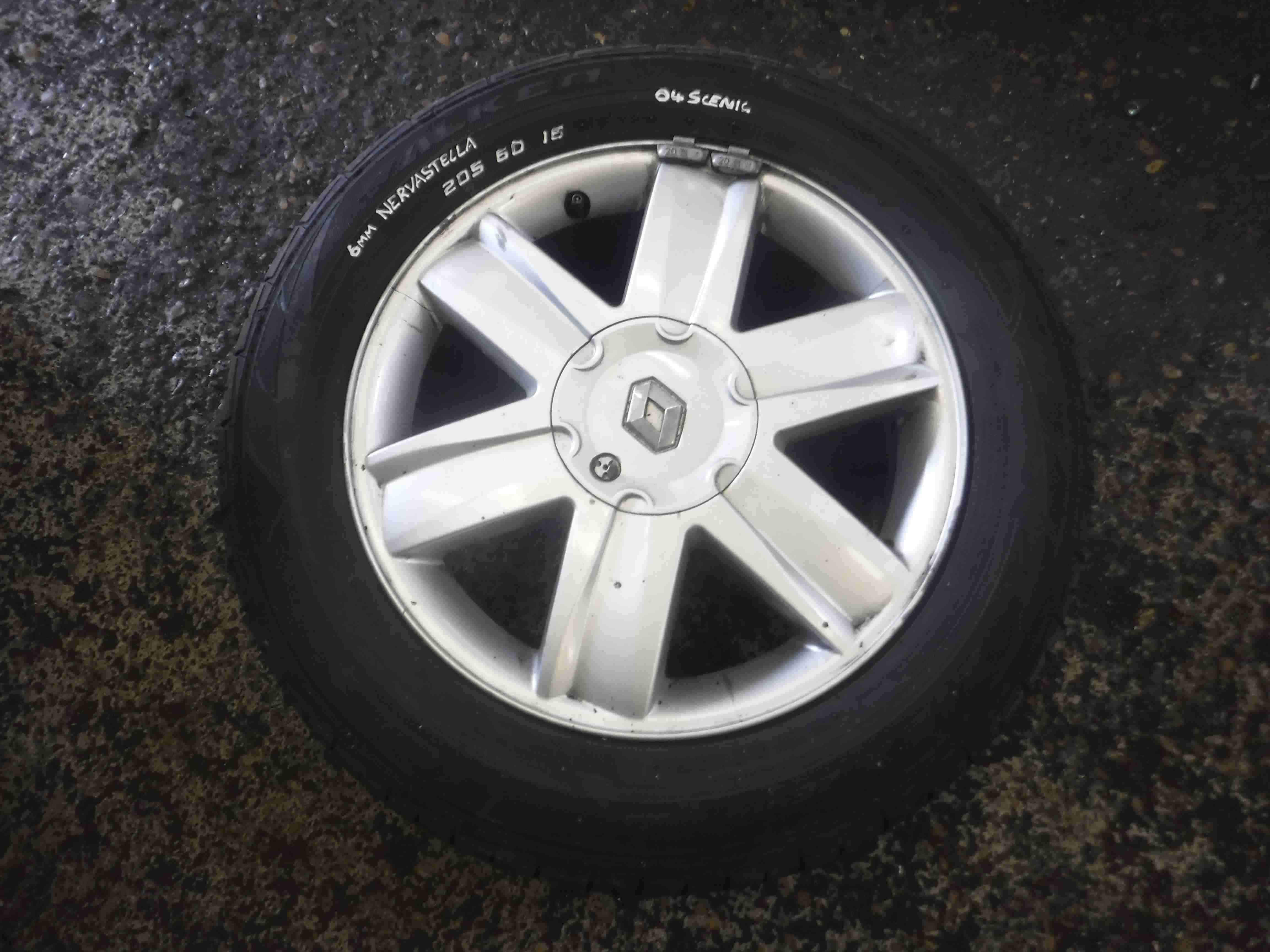 Renault Megane Nervastella Alloy Wheel Tyre Mm