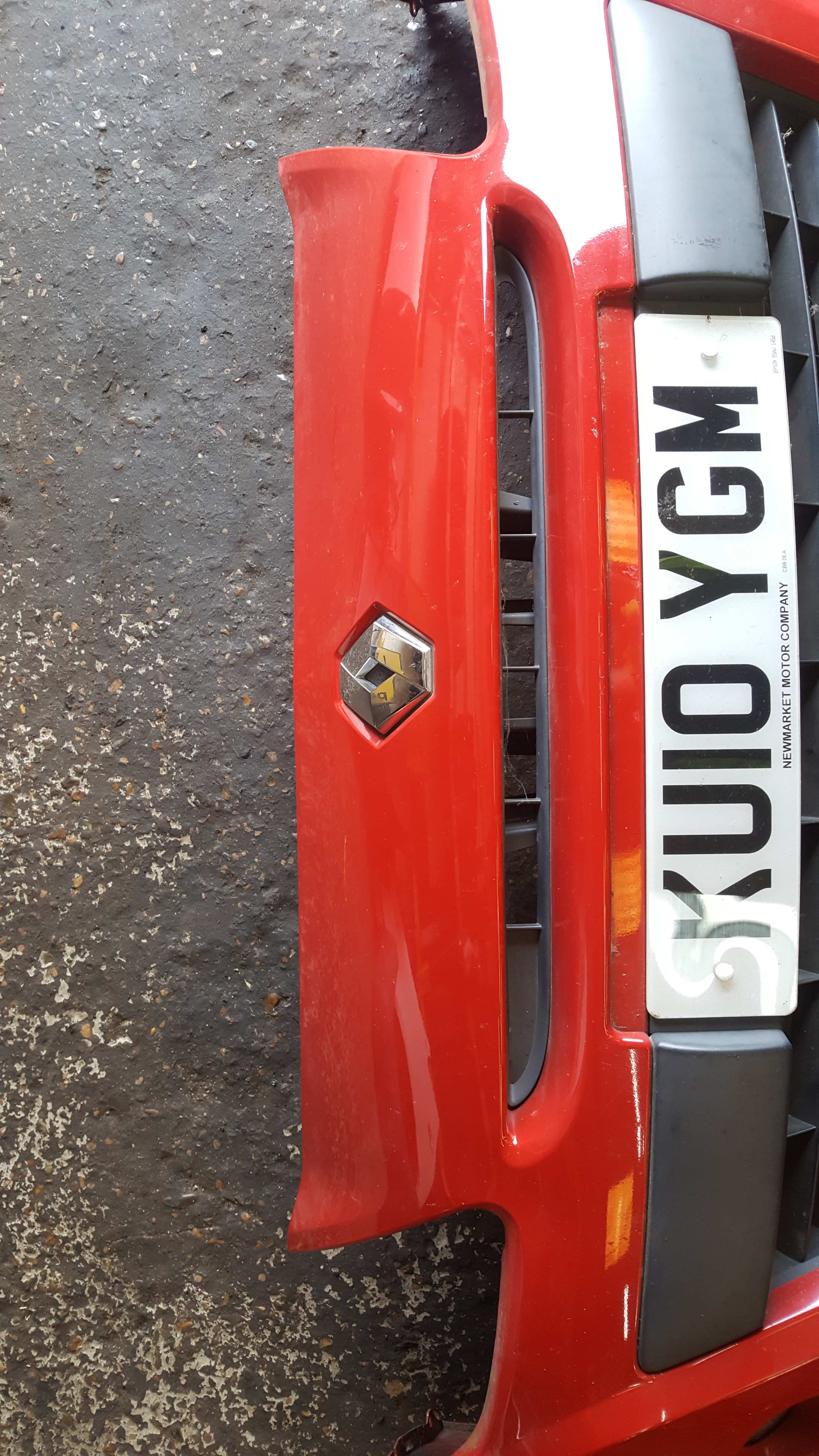 Renault Clio Mk Ph Facelift Front Bumper Red Ov