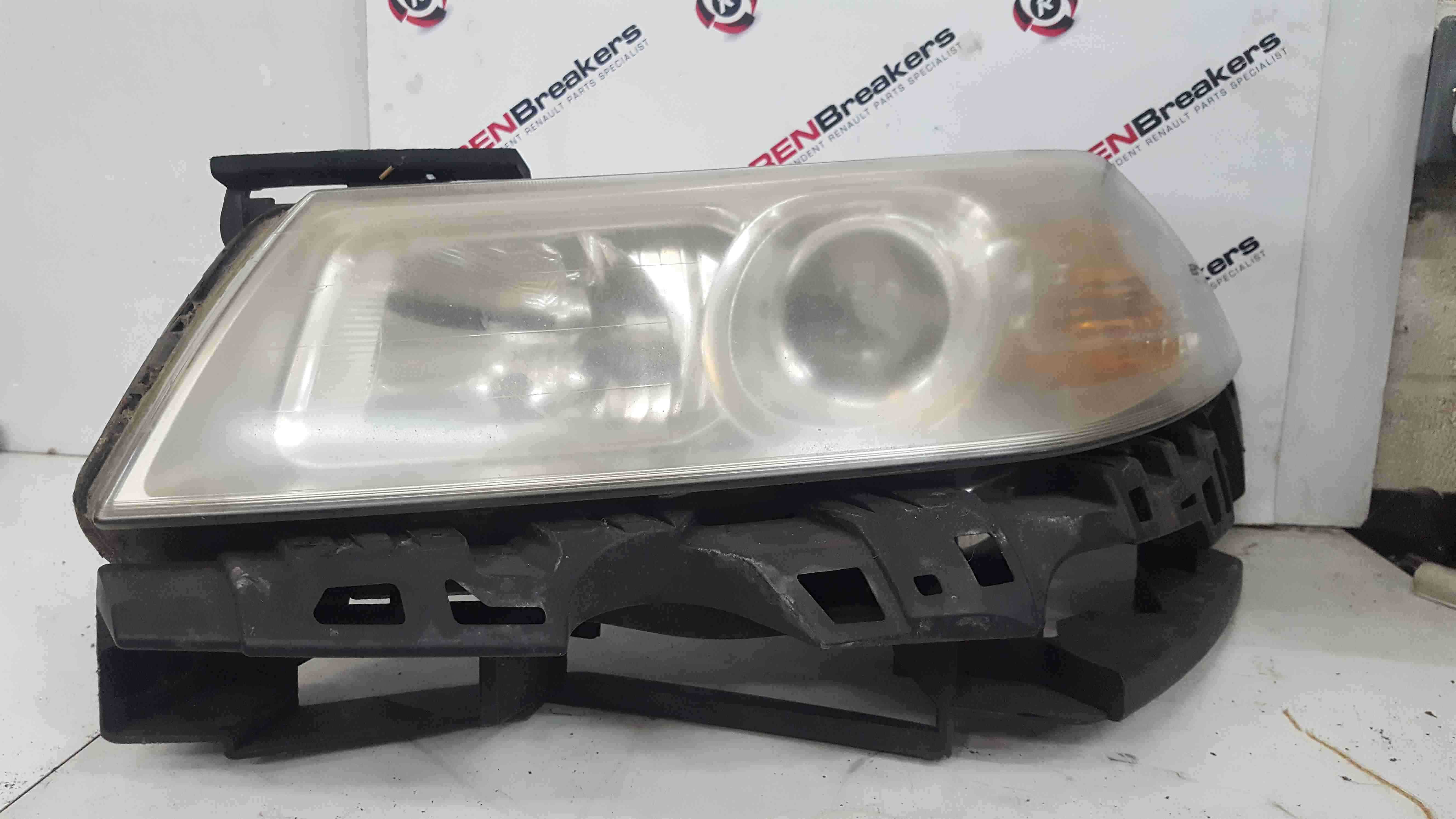 Renault Megane MK2 2006 2008 Passenger NSF Front Headlight Cloudy