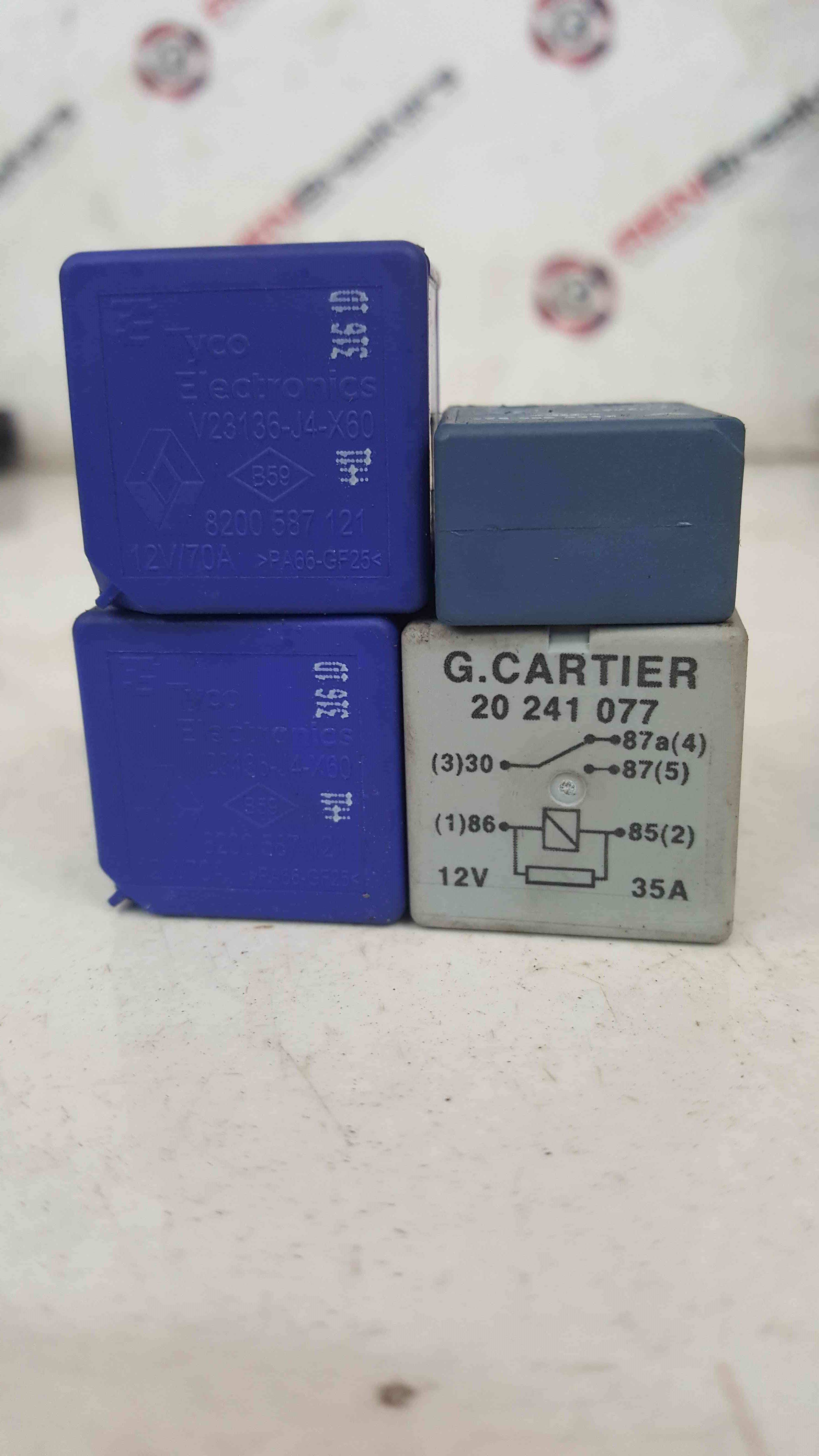 Renault 2000 2020 G Cartier Tyco Relays Relay Bundle Mixed Clio