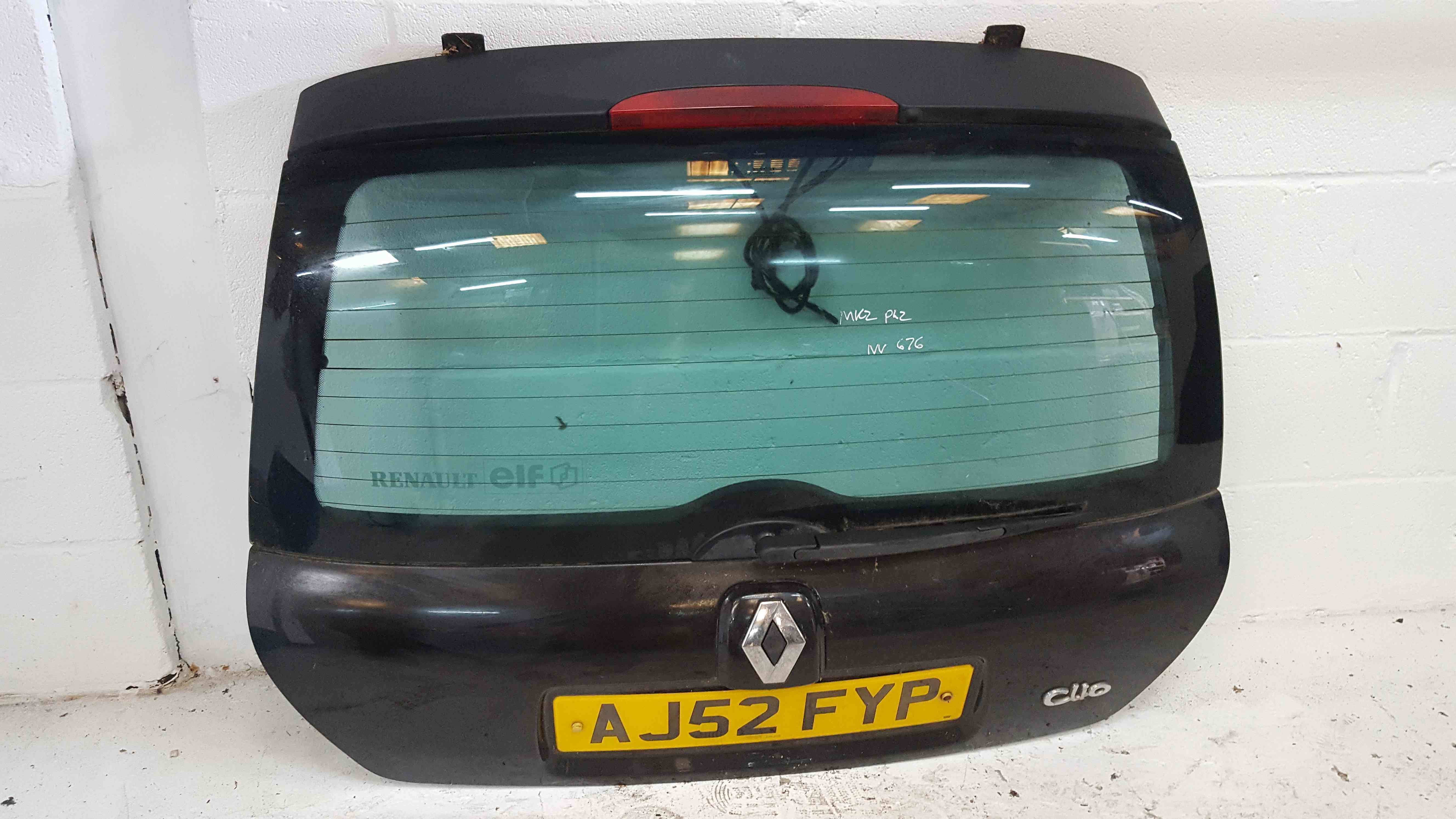 Renault Clio Mk Rear Tailgate Boot Black Store Renault Breakers Used Renault