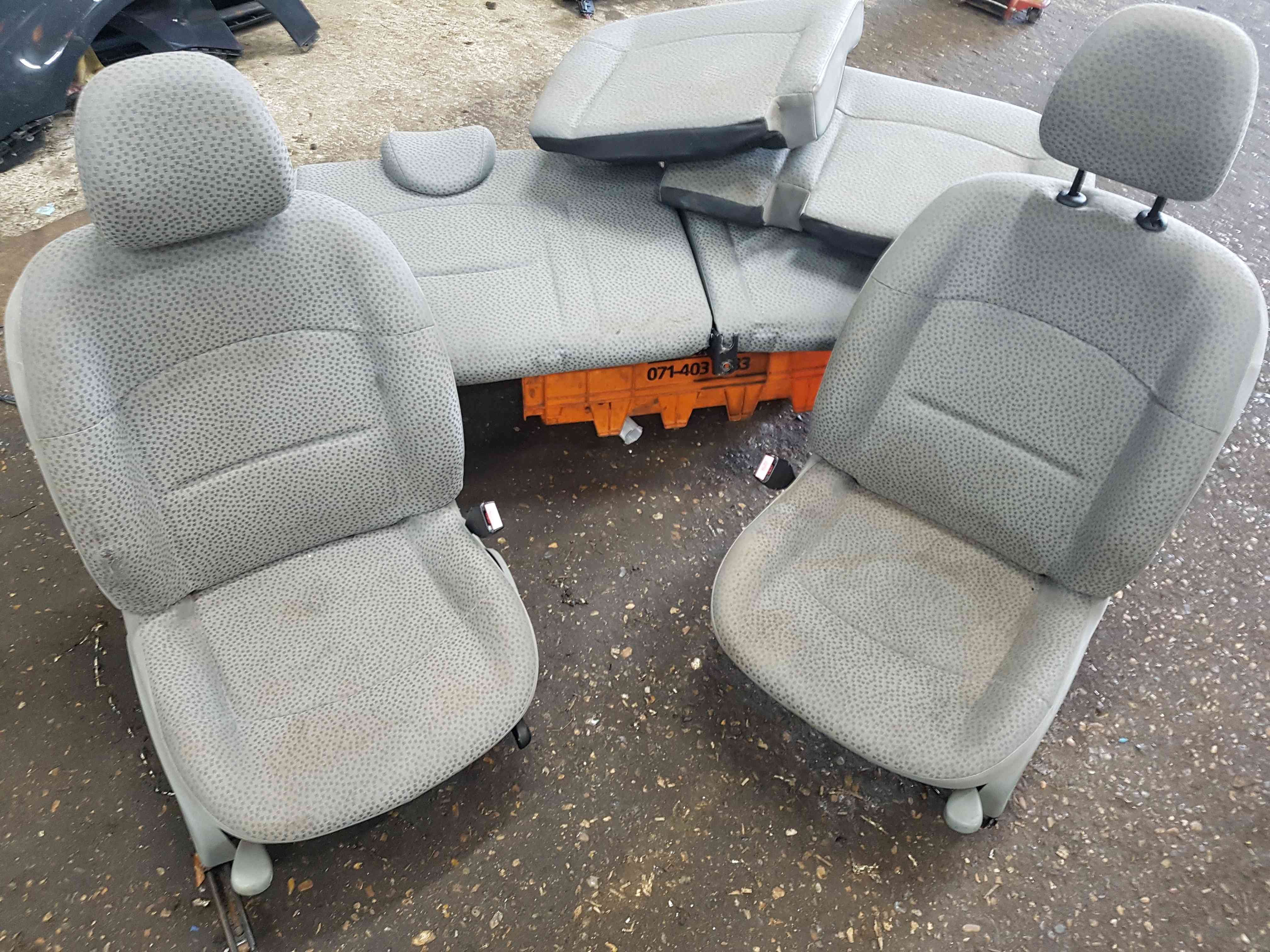 Renault Clio MK2 20012006 Seats Seat SET Driver Passenger Rear Fabric ...