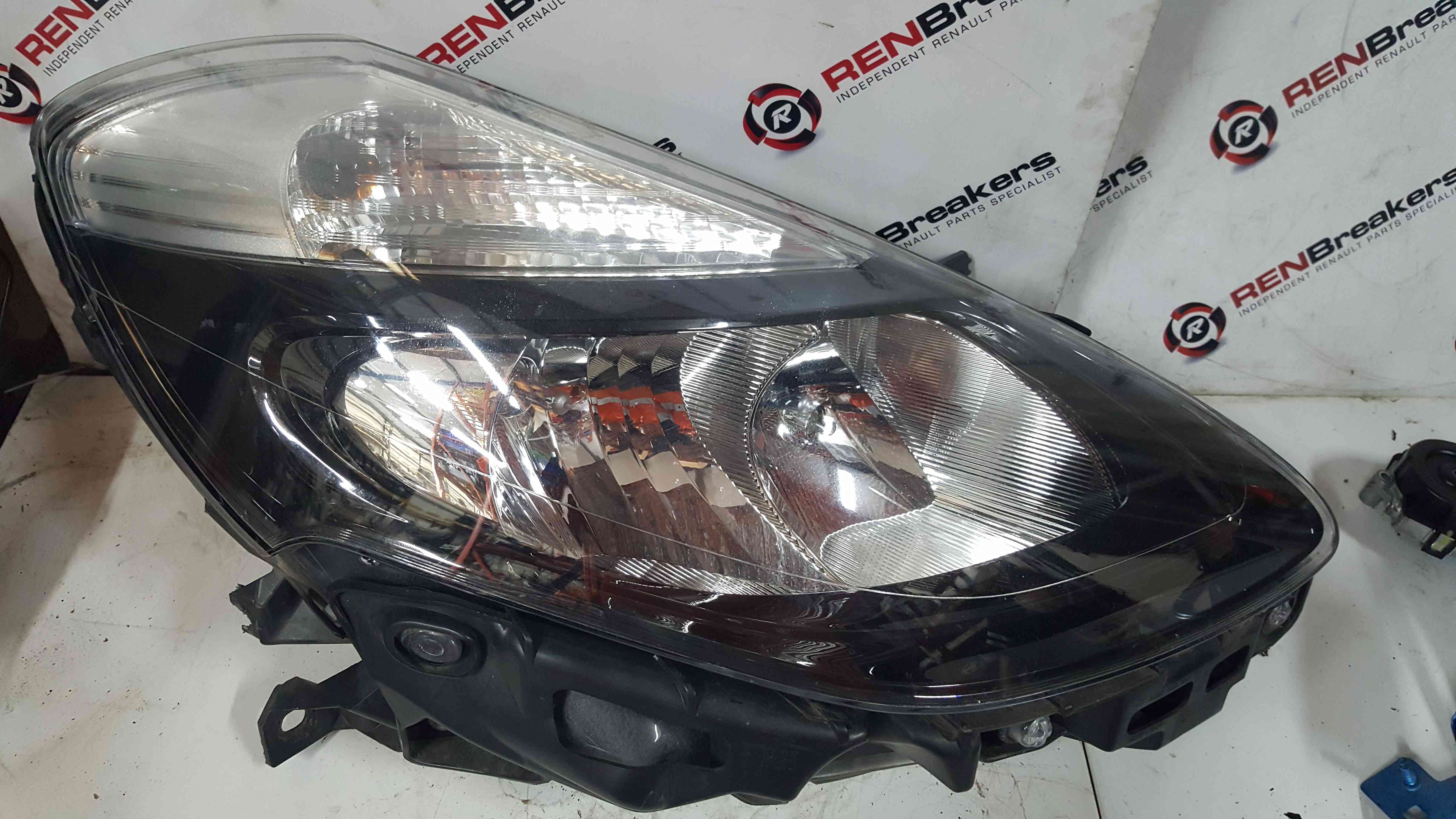 Renault Clio MK3 2009-2012 Drivers OSF Front Headlight Black