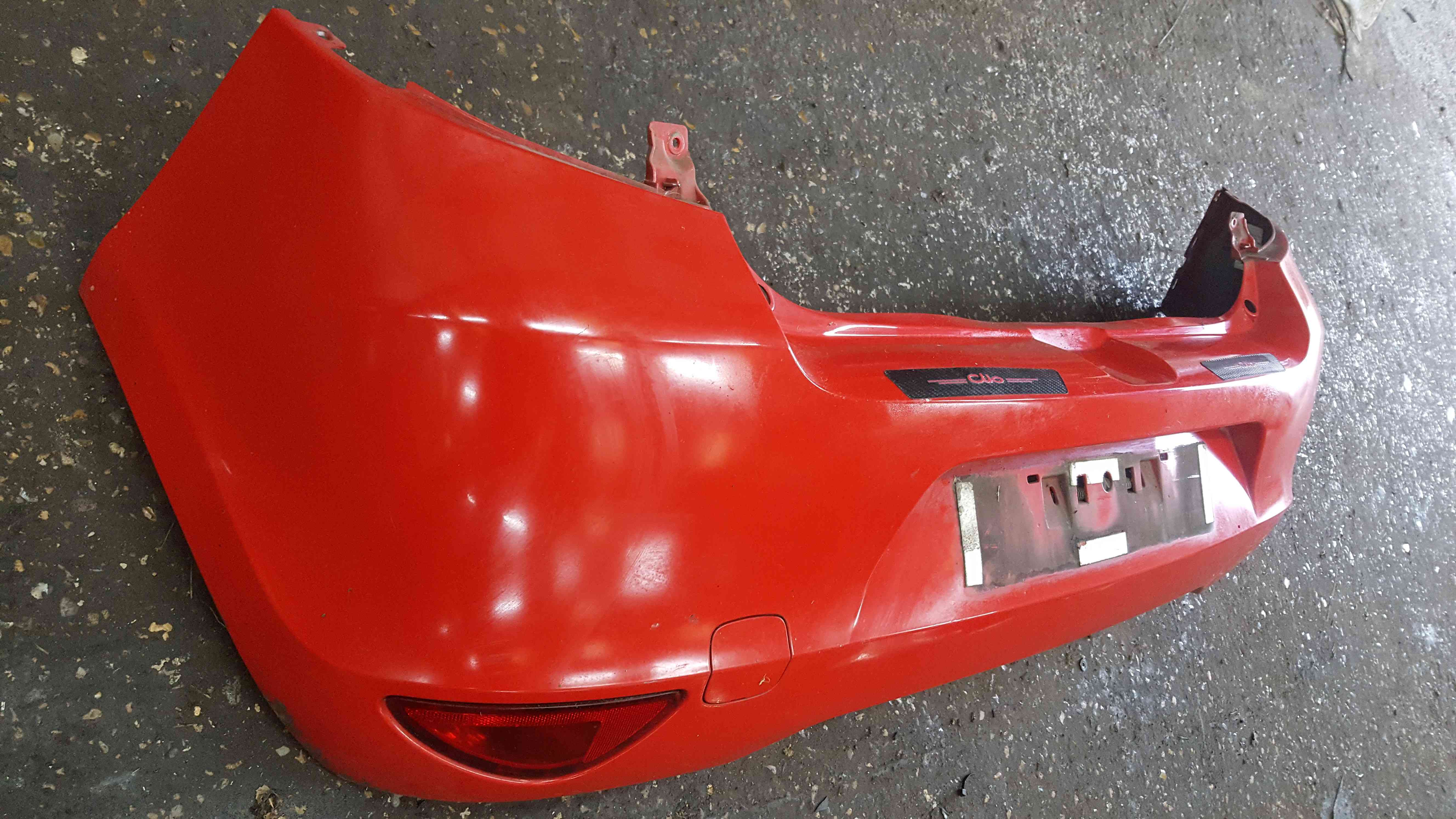 Renault Clio Mk3 20092012 Rear Bumper Red Ov727 Facelift 727 - Store 