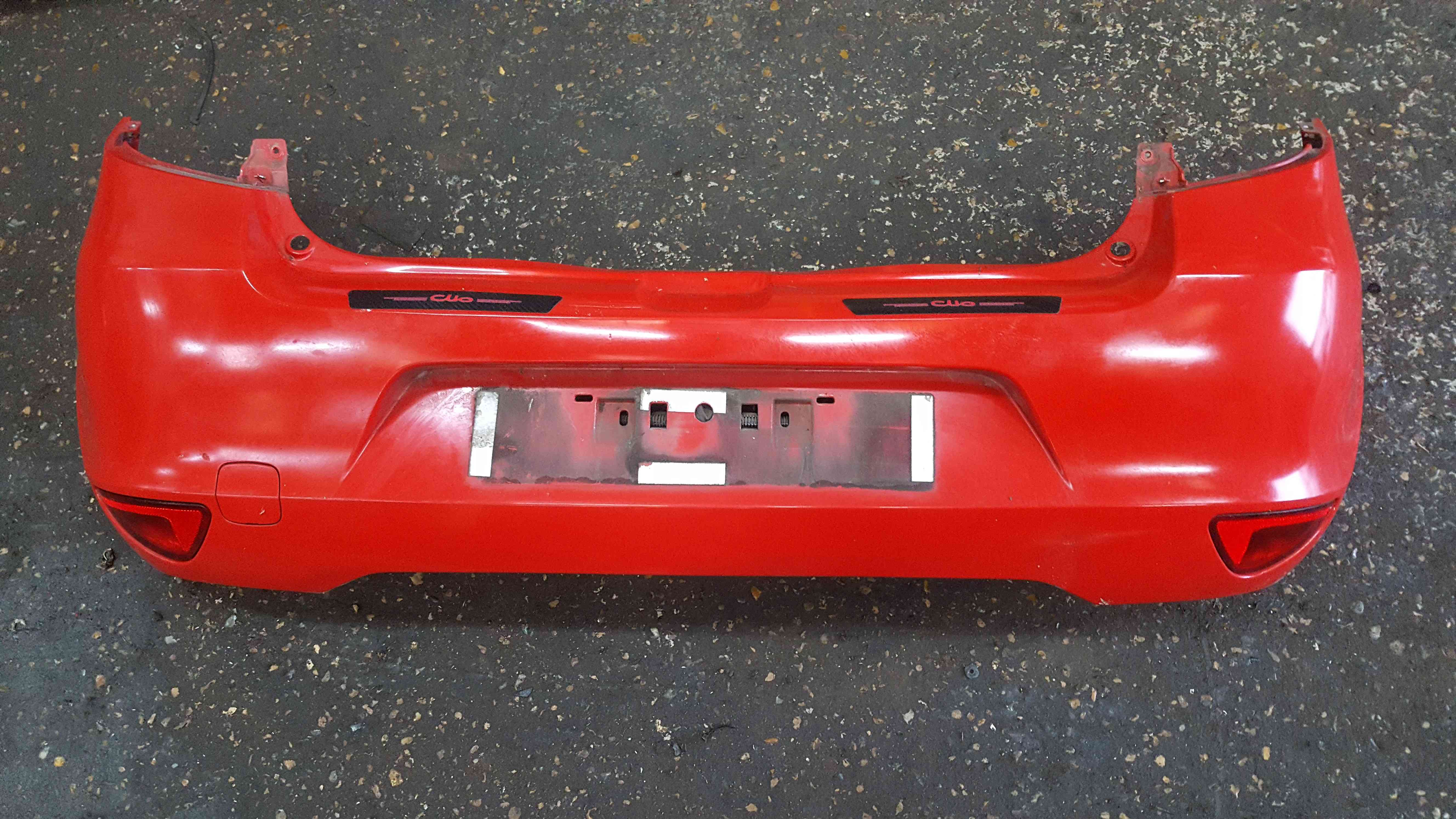 Renault Clio MK3 20092012 Rear Bumper RED Ov727 Facelift 727 - Store ...