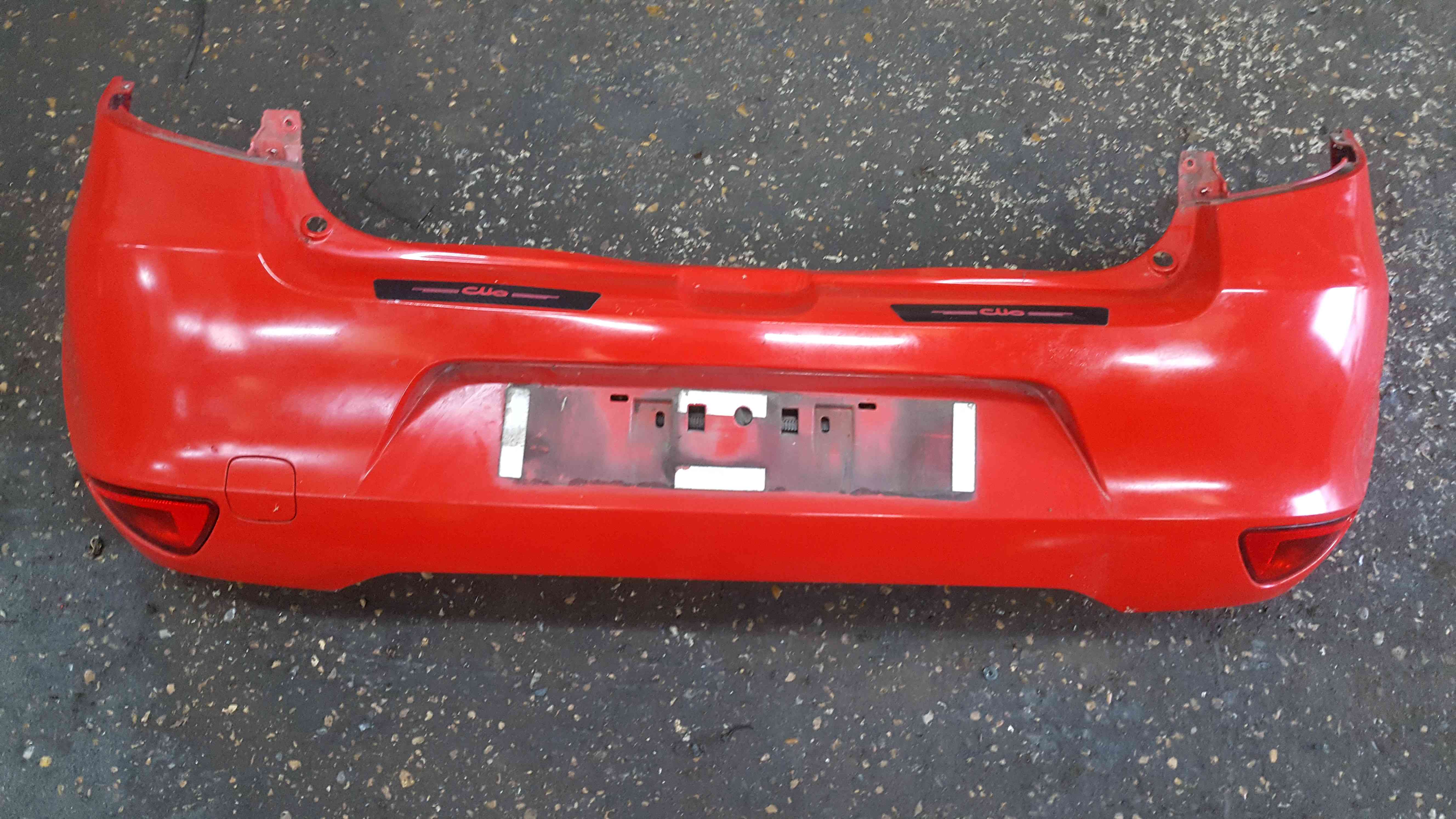 Renault Clio MK3 20092012 Rear Bumper RED Ov727 Facelift 727 - Store ...