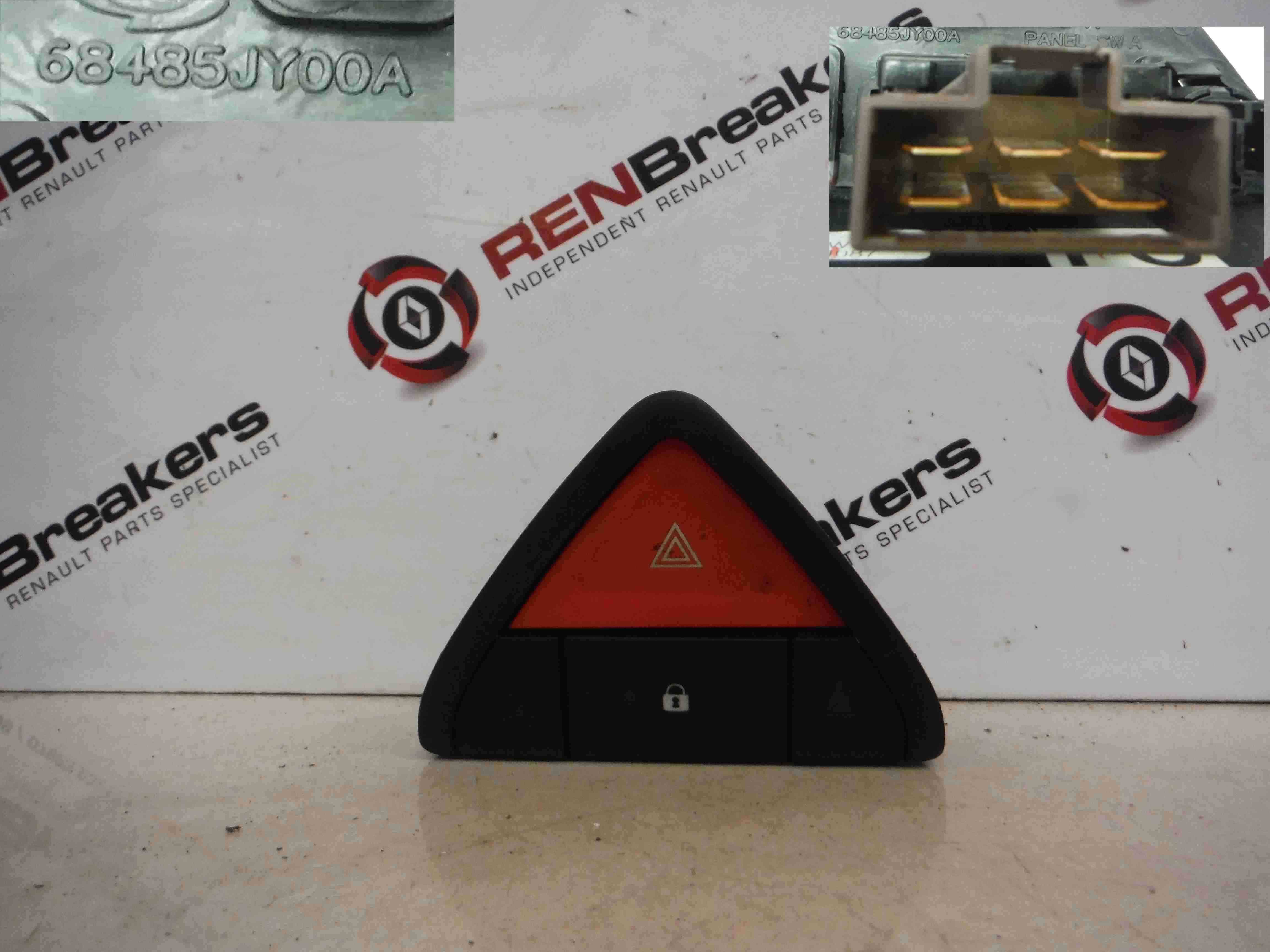 Renault Koleos Hazard Warning Switch Centre Locking