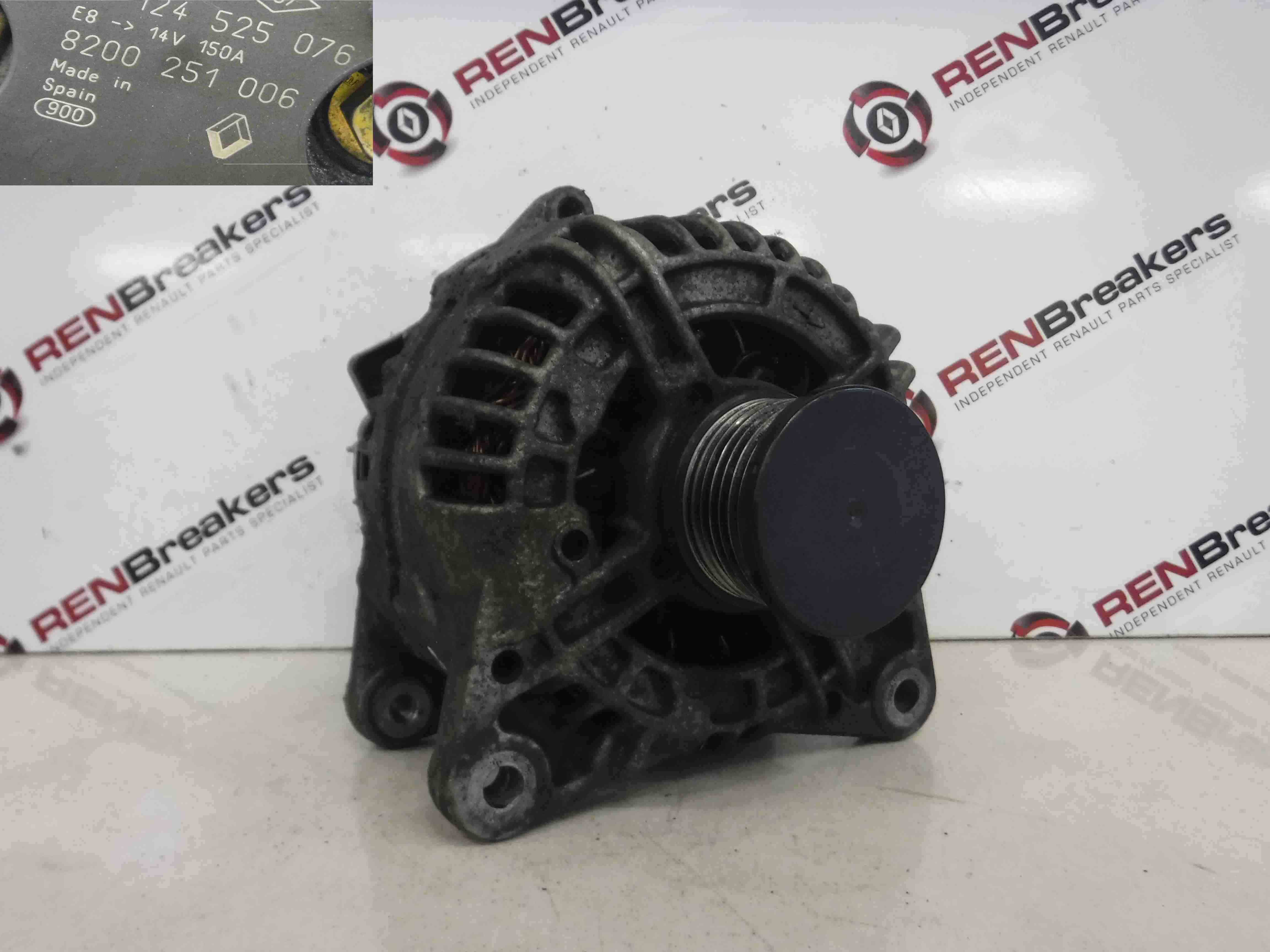 Renault Laguna 2001-2007 1.9 dCi Alternator 8200251006 ...