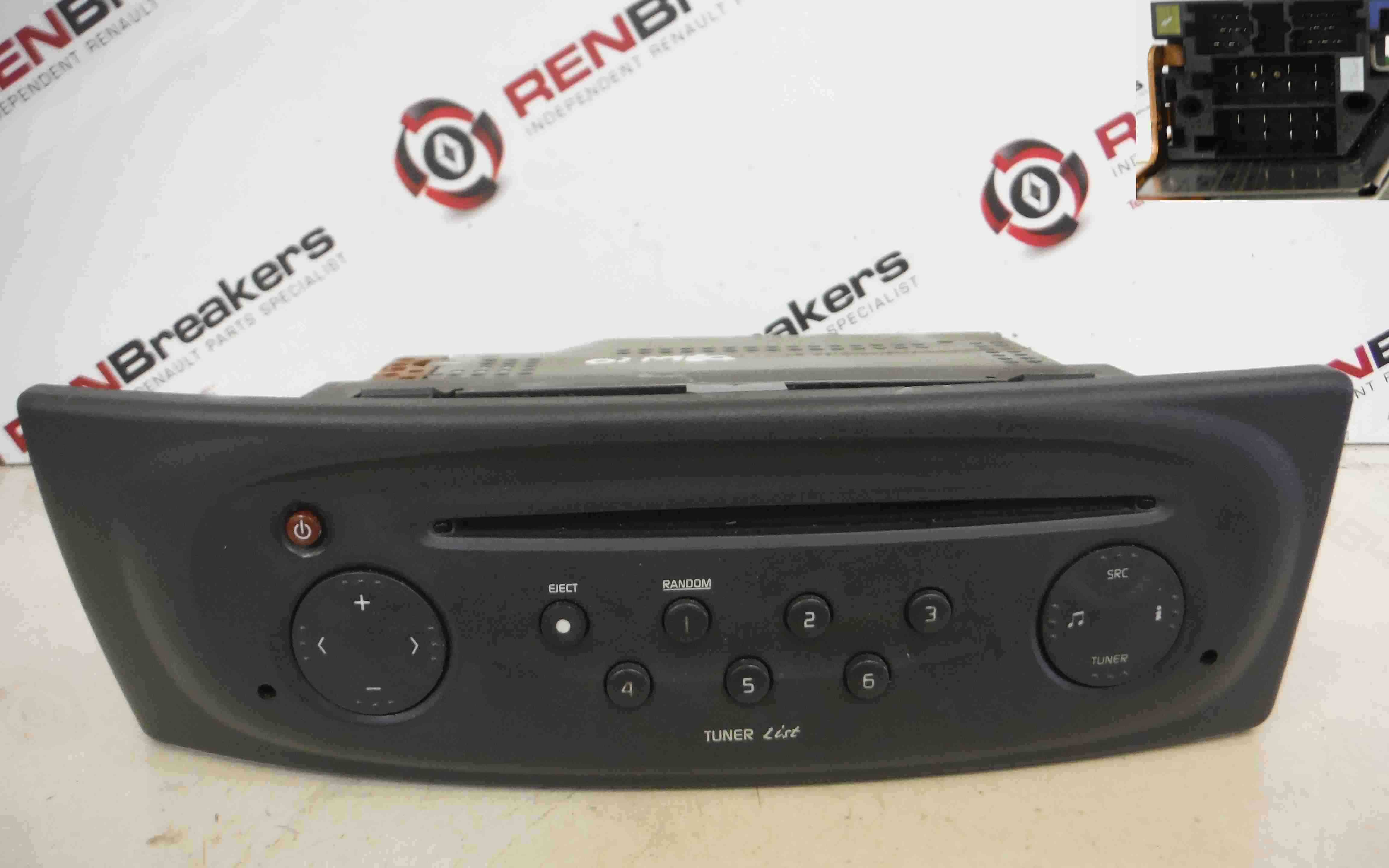 Renault Megane 1999-2002 Radio Cd Player Tuner List Code - Store - Renault  Breakers - Used Renault Car Parts & Spares Specialist