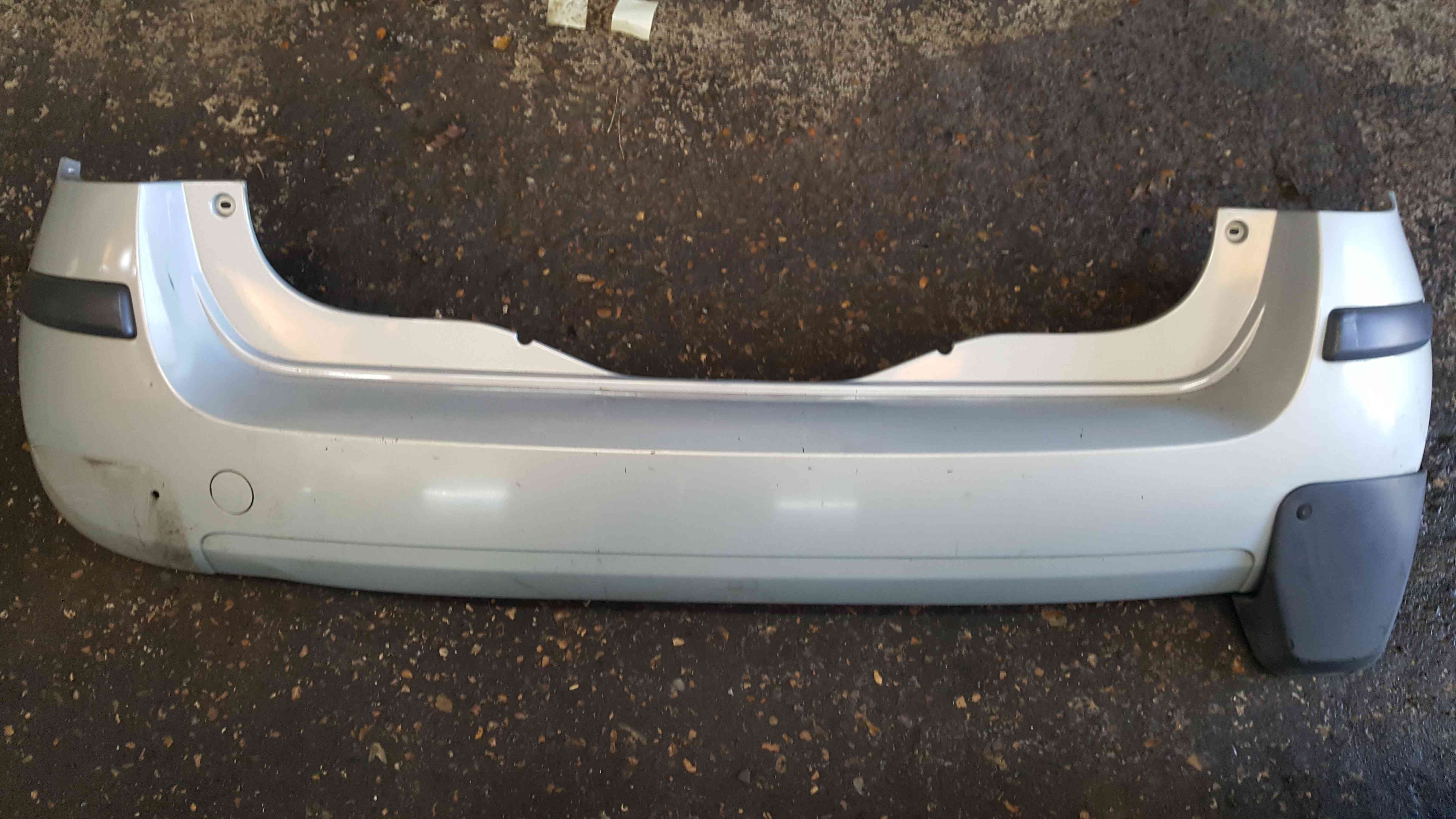 Renault Modus 2004-2008 Rear Bumper Silver 632 - Store - Renault 