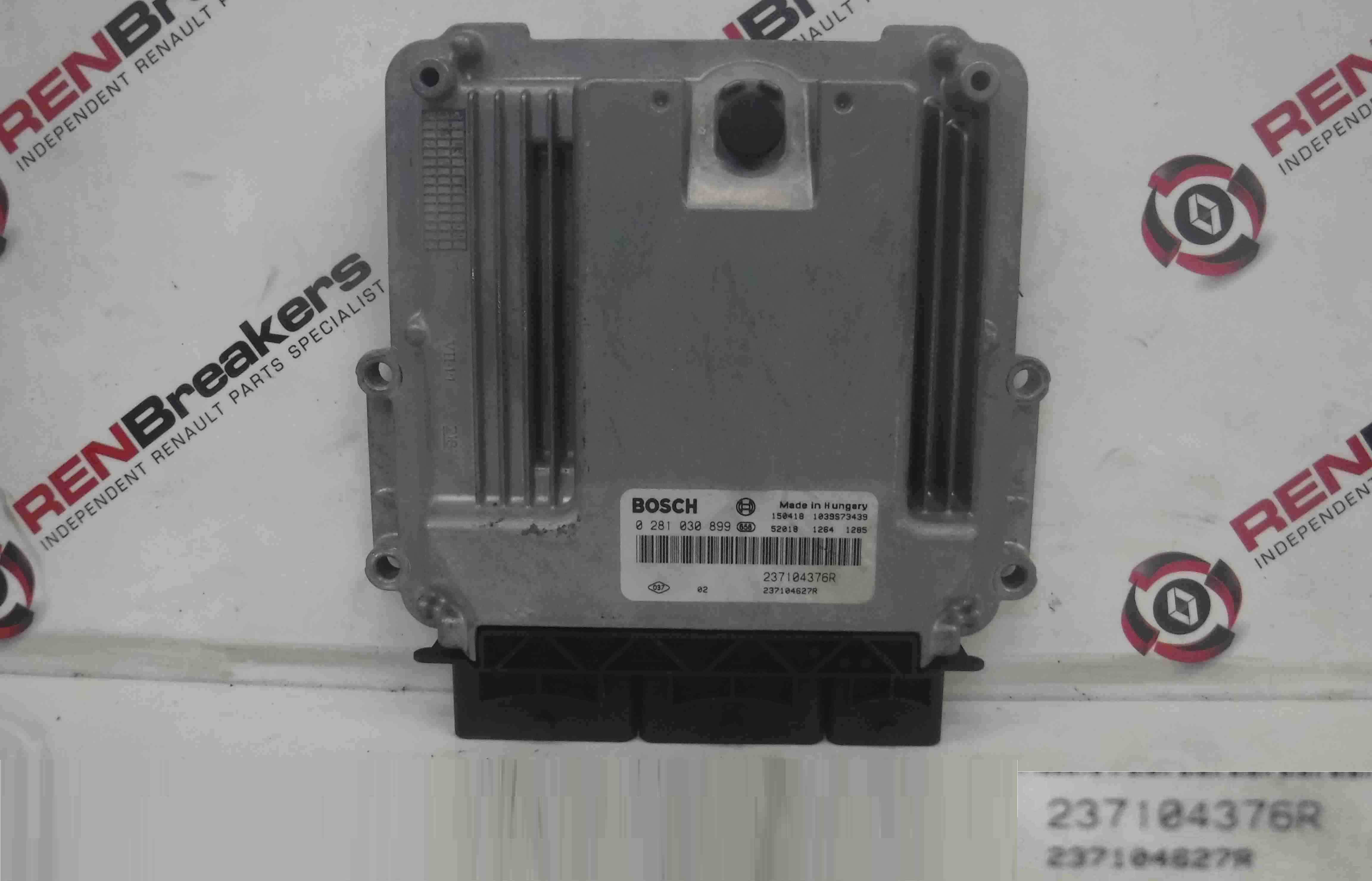 Renault Clio MK4 2013-2019 Engine Control Unit ECU Computer 237104376R ...