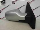 Renault Clio MK3 2005-2009 Drivers OS Wing Mirror Silver TED69