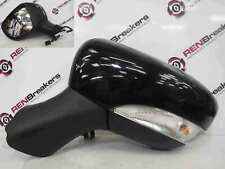 Renault Clio MK4 2013-2019 Passenger NS Wing Mirror Black 7 Pin