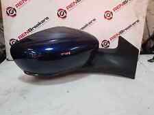 Renault ZOE MK2 2019-2024 Driver Os Wing Mirror Blue Terre Folding